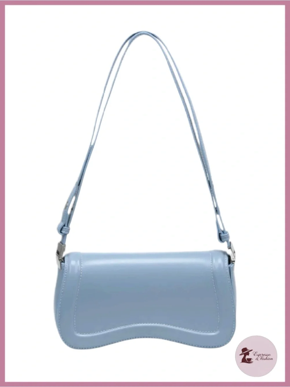 NWT Max Baguette Blue Shoulder Bag - Picture 1 of 11